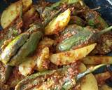 Baigan aloo in pickle gravy recipe step 7 photo