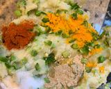 A picture of step 2 of Chatpata aloo chaat.