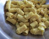 A picture of step 4 of Khandvi.