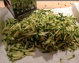 A picture of step 1 of Courgette and Spinach Lasagne.