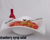 A picture of step 6 of Strawberry syrup salad.