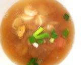 A picture of step 4 of My king Prawn &Mixed Fish Soup with Miso soup a Base. 😉.