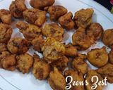A picture of step 3 of Soya Chunks Pakoras.