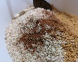 Mézes-diós sajttorta, narancs zselével recept fázis 1 fotója