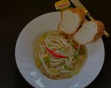 A picture of step 5 of Hot & Sour Chicken Noodle Soup.