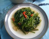Foto langkah ke 2 dari resep Tumis kangkung saus tiram.
