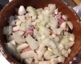 Une image de l'étape 5 de Chevreau mariné façon créole aux oignons,épices,citron et herbes aromatiques.
