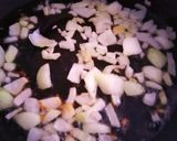 A picture of step 2 of Tortellini with Mushrooms, Prosciutto, and Black Brogiotti Figs.