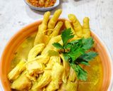 Foto langkah ke 7 dari resep Soto Ceker Surabaya with Sambal Rebus.