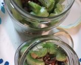 A picture of step 3 of Pickled Mustard Stems and Stalks.