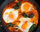 A picture of step 12 of Egg in Hell 🥚🍅🔥 | A Mediterranean Home-Brunch Delight.