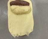 A picture of step 9 of Mochi and Pork Floss Bread 🥖.