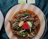 A picture of step 8 of Mutton karahi.