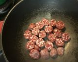 A picture of step 1 of Easy boerewors stew.