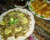 صورة لخطوة 5 من وصفة كبدة وقوانص بالفرن 🌸