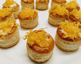 Foto del paso 3 de la receta: Vol au vent de preparado de pincho a la Donostiarra y huevo hilado
