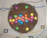 A picture of step 6 of Bourbon biscuits cake.