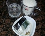 A picture of step 1 of Dhood wala sharbat #Ramdankitayari #summer drink contest.