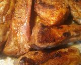 A picture of step 4 of Sticky Maple Ribs in a skillet of cast-iron batch 88.