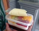 Foto langkah ke 9 dari resep Puding Buah, Puding Susu, dan Puding Coklat.