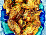 Alitas de pollo con curry rojo