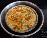 A picture of step 1 of Crunchy Dhokla.