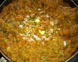 A picture of step 3 of Pav bhaji.