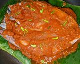 Gambar langkah 2 resipi Pes Ikan Bakar.