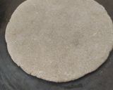 A picture of step 3 of Bajra roti.