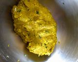 A picture of step 3 of Bajra cauliflower roti.