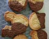 氣炸 手工檸檬巧克力雙色餅乾 ~鬼滅之刃的食譜步驟6照片