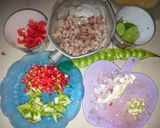 Foto langkah ke 3 dari resep Cumi Asin Pete Tumis Pedas.