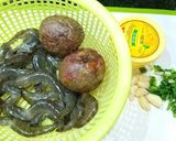 Hình bước làm 1 của món Tôm sốt chanh dây