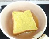 Foto langkah ke 3 dari resep Matcha Lava Toast.