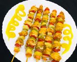 A picture of step 5 of Chicken skewers.