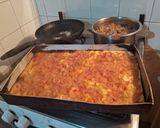 Foto del paso 8 de la receta: Pizza con Queso Muzzarella y Morrones Asados