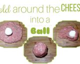 A picture of step 2 of Savory Mozzarella Stuffed Meatballs .