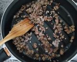 Foto del paso 1 de la receta: Espaguetis con nata y carne
