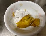 A picture of step 2 of Japanese Sweet Potato Mochi Pudding.