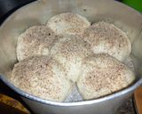 A picture of step 2 of Coconut bread.
