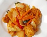Foto langkah ke 8 dari resep Ayam Saos Asam Manis (Tanpa Nanas).