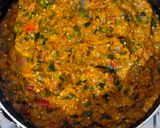 A picture of step 4 of Baingan bharta.
