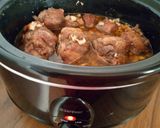A picture of step 3 of D's simple oxtail.