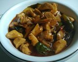 Foto langkah ke 6 dari resep Sweet sour spicy chicken and meat Ball.