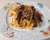 Foto del paso 5 de la receta: Pasta con ternera y salsa de ostras