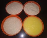 A picture of step 1 of Rajgira mesub.