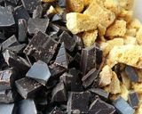 A picture of step 3 of Vickys Double Chocolate Honeycomb Cookies, GF DF EF SF NF.