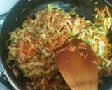 A picture of step 4 of Veg spring roll.