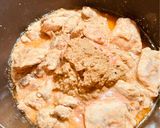 A picture of step 4 of Chicken Changezi.