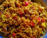 নিরামিষ বাঁধাকপি আলু গাজরের তরকারি(niramish bandhakopi aloo gajarer tarkari recipe in Bengali) রেসিপির ধাপ 4 ছবি